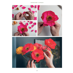 Les fleurs en papier - Devenir expert Livre DIY