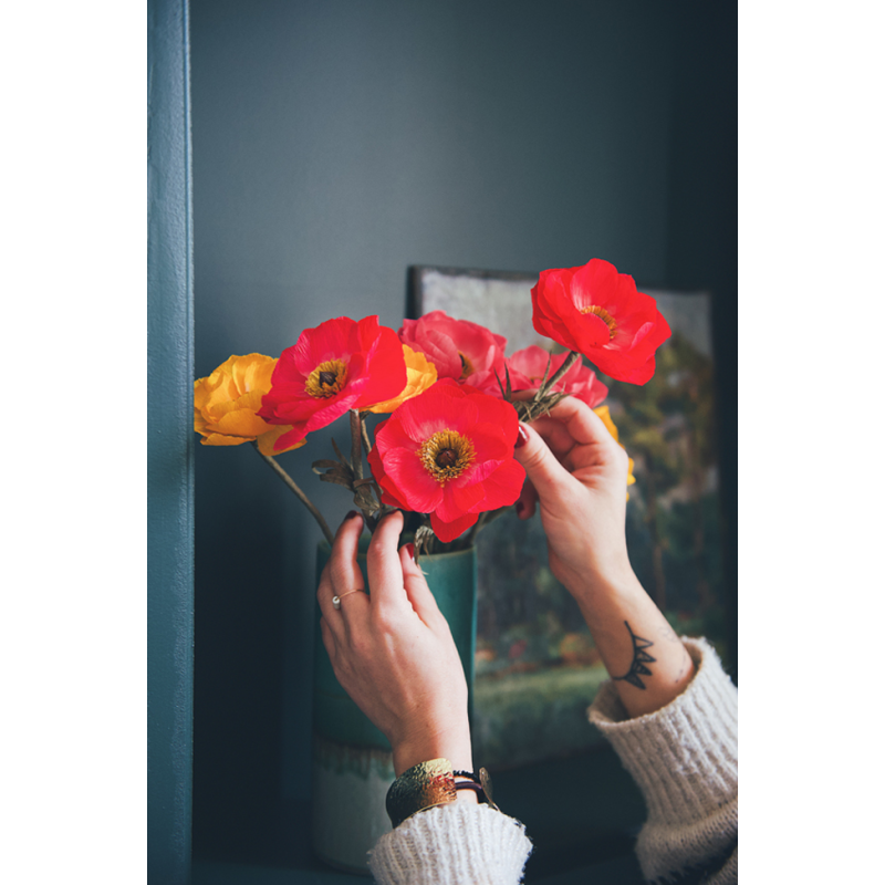 Les fleurs en papier - Devenir expert Livre DIY