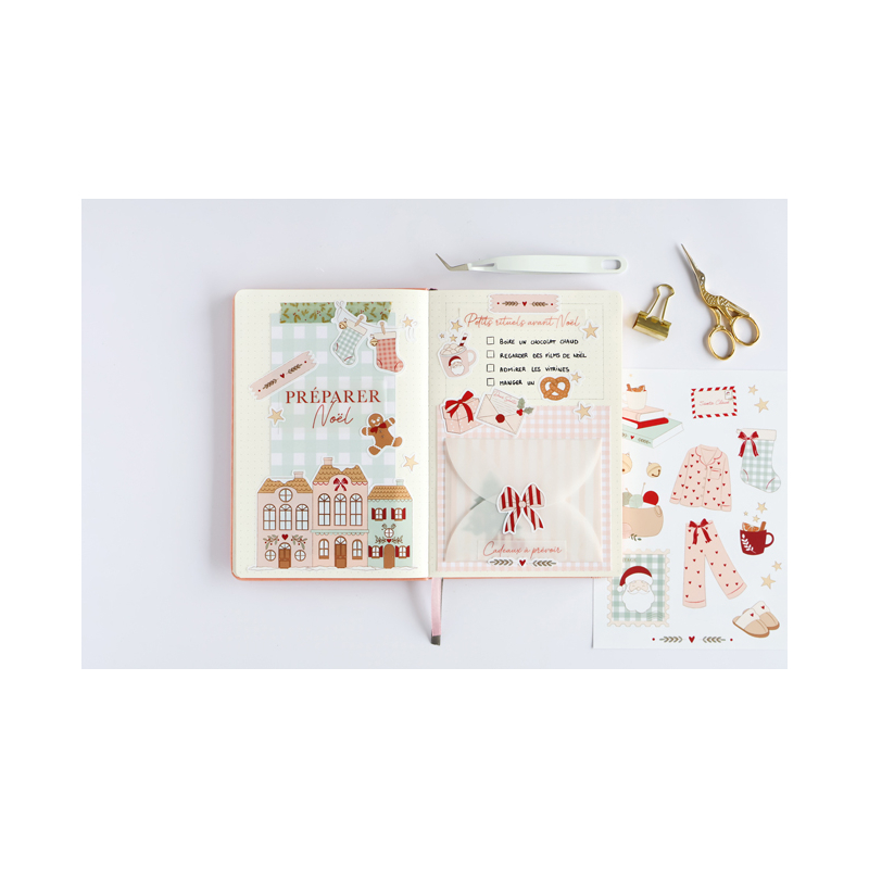 Féerie de Noël - Ma collection de stickers Livre DIY