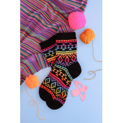 Le guide des chaussettes autour du monde au tricot jacquard Livre Tricot