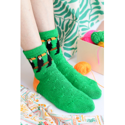 Le guide des chaussettes autour du monde au tricot jacquard Livre Tricot