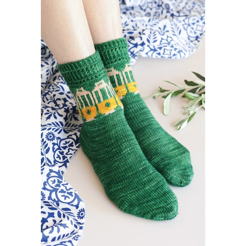 Le guide des chaussettes autour du monde au tricot jacquard Livre Tricot