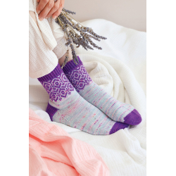 Le guide des chaussettes autour du monde au tricot jacquard Livre Tricot