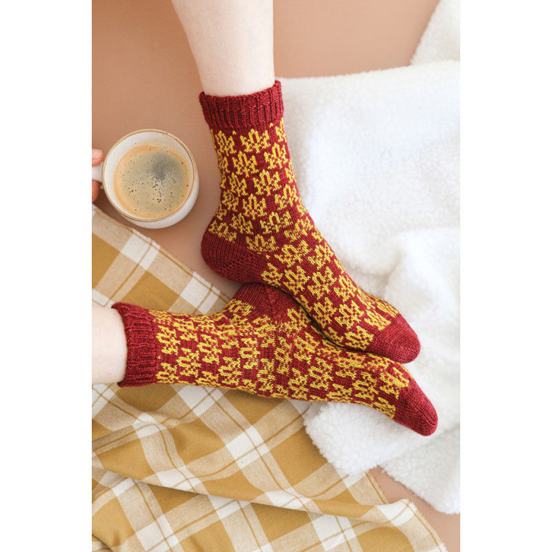 Le guide des chaussettes autour du monde au tricot jacquard