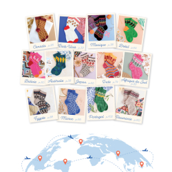 Le guide des chaussettes autour du monde au tricot jacquard Livre Tricot
