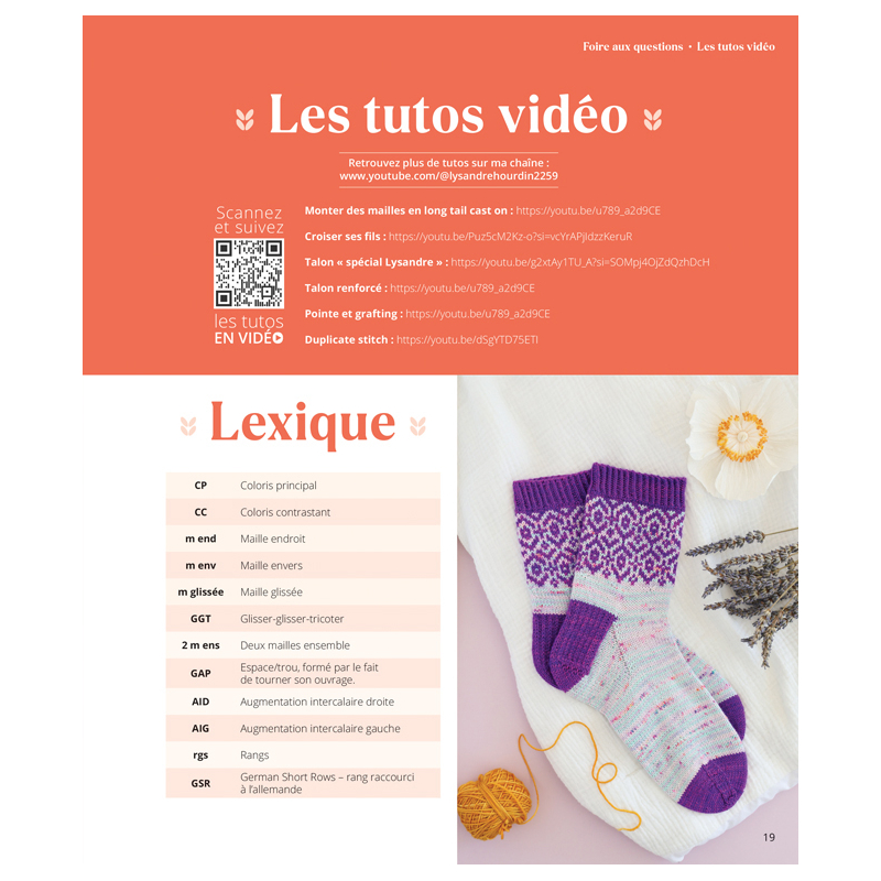 Le guide des chaussettes autour du monde au tricot jacquard Livre Tricot