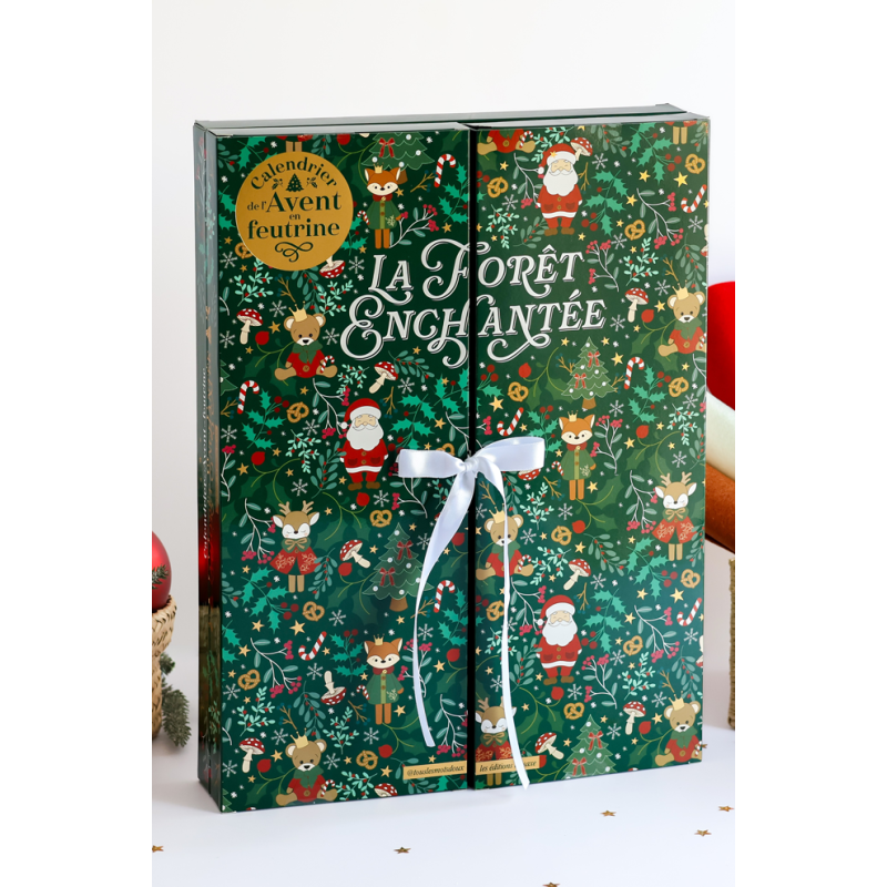 Coffret Mon calendrier de l'Avent en feutrine - La forêt enchantée Kit DIY