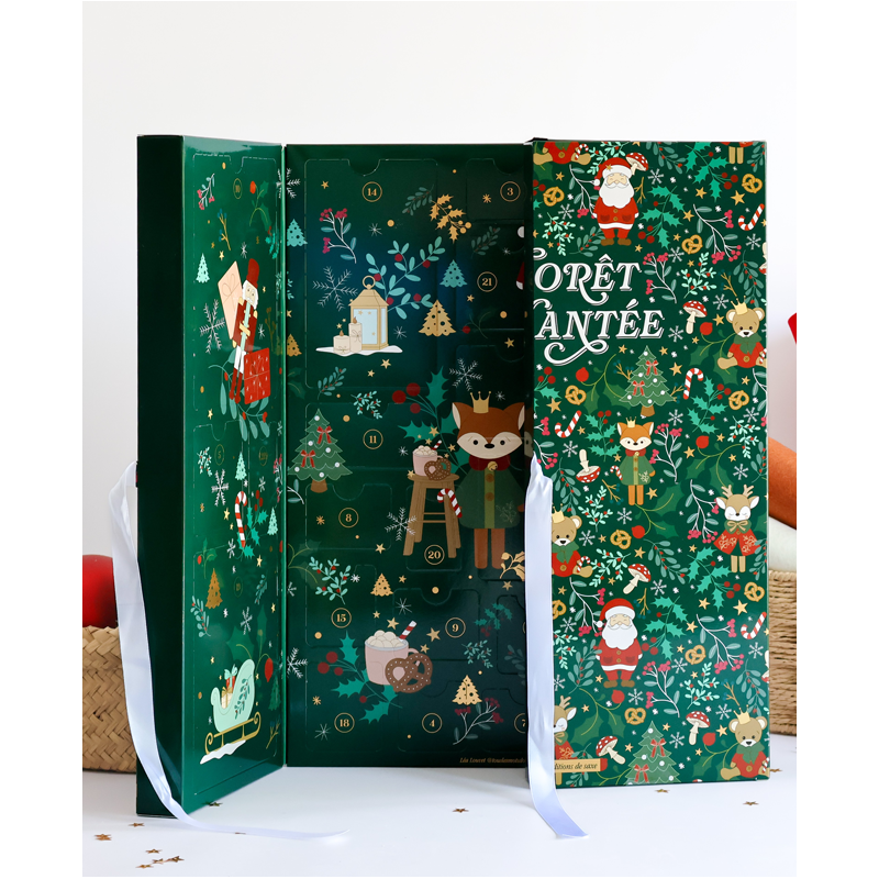 Coffret Mon calendrier de l'Avent en feutrine - La forêt enchantée Kit DIY