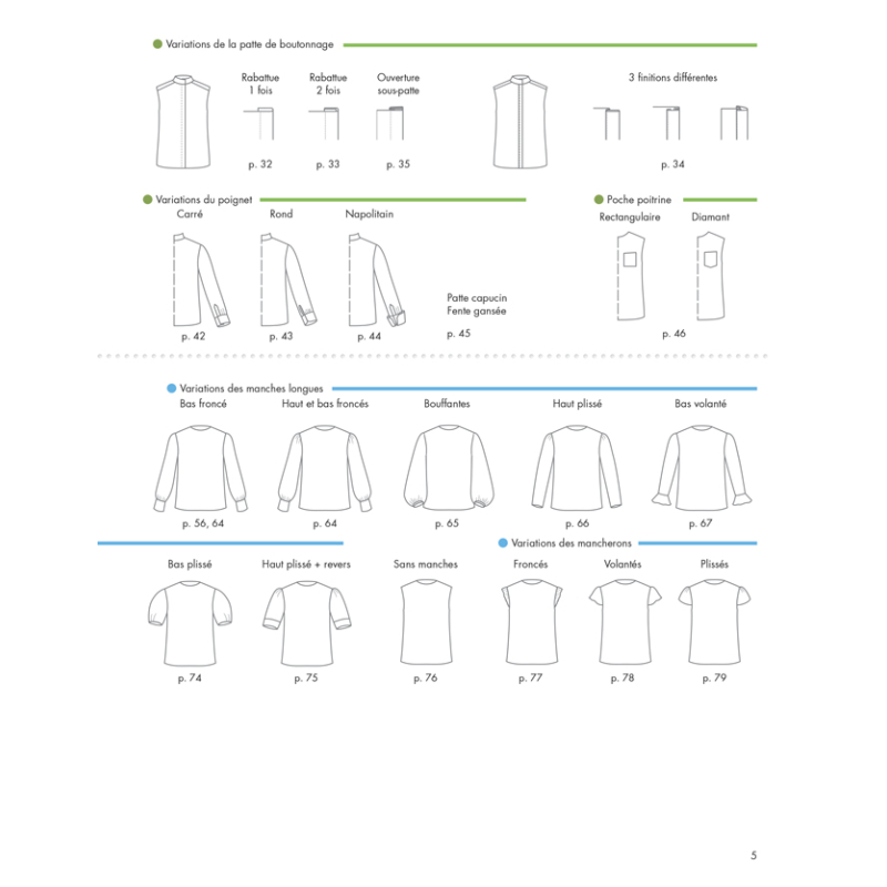 Les bases de la couture : Chemises & blouses Livre Couture