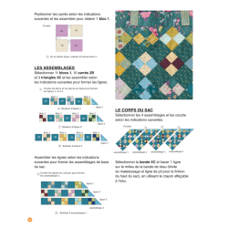 Magic patch n°155 Créations festives quiltées Livre Patchwork