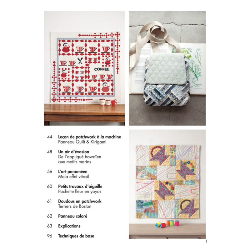 Quilt japan n°42 - Quilt One-Patch Magazine Patchwork