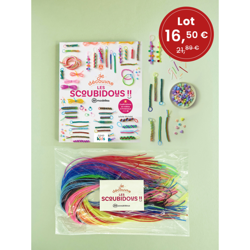 Offre spéciale Scoubidous : le livre + le lot Lot Jeunesse