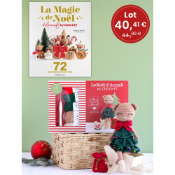 Lot Le Noël d’AnnaB au crochet Lot, Kit Crochet