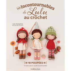 Lot L’univers de Lulu au crochet – Livre, poupée & panoplies Lot, Kit Crochet