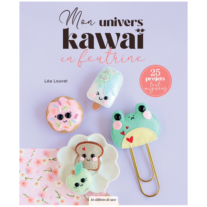 Lot Mon univers Kawaï en feutrine