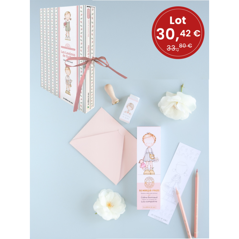 Lot Les Loulous de Guibo – Journaling & marque-pages Lot, Kit COFFRETS