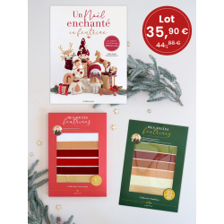 Lot Le Noël enchanté de Léa Louvet en feutrine Lot, Kit COFFRETS