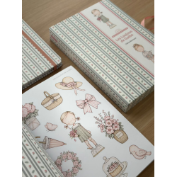 Coffret journaling ma collection de stickers : les loulous de Guibo Kit DIY