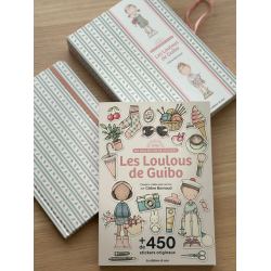 Coffret journaling ma collection de stickers : les loulous de Guibo
