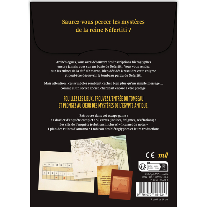 Escape game - Le tombeau des pharaons Kit DIY