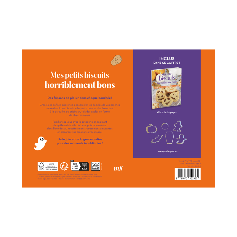 Coffret - Mes petits biscuits horriblement bons Kit DIY