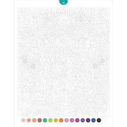 Mantras mystères - 45 coloriages mystères Livre Beaux-arts