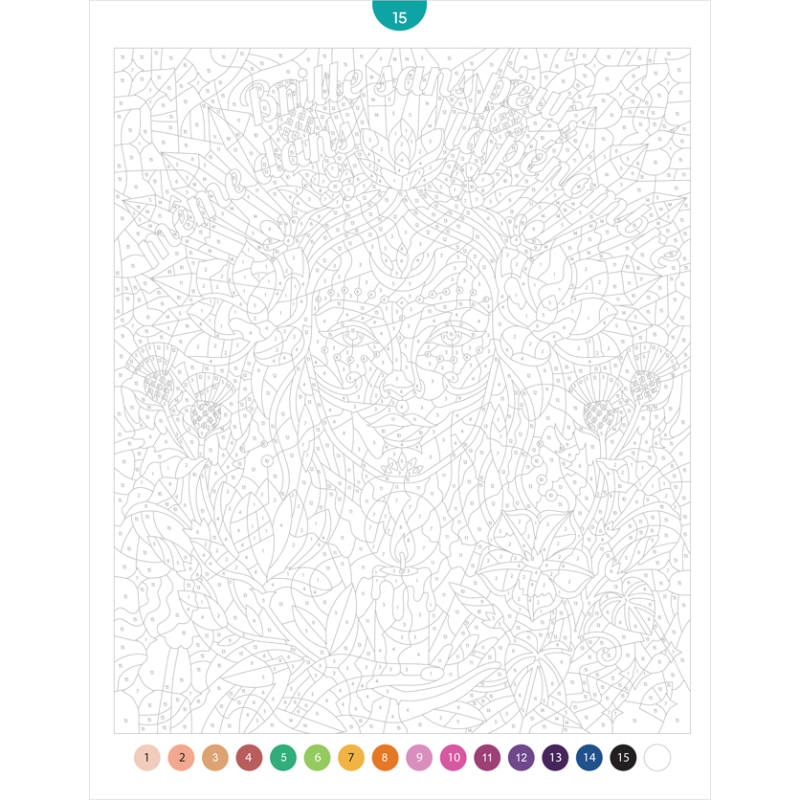 Mantras mystères - 45 coloriages mystères Livre Beaux-arts