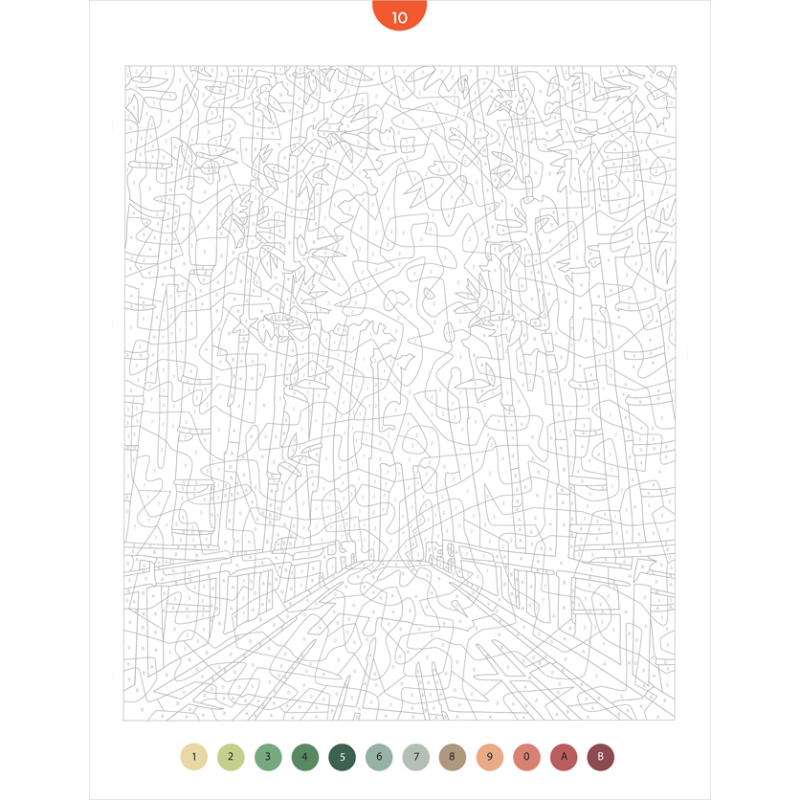 Merveilles du Japon - 45 coloriages mystères Livre Beaux-arts