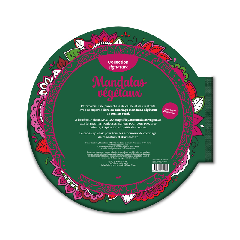 Mandalas Végétaux - Collection signature Livre Beaux-arts