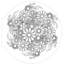 Mandalas Végétaux - Collection signature Livre Beaux-arts