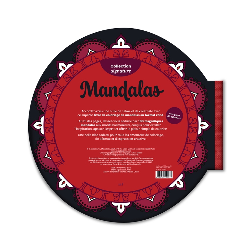 Mandalas - Collection signature Livre Beaux-arts