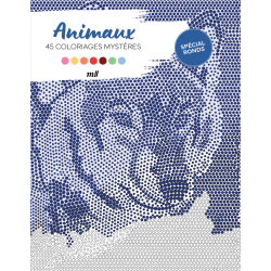 Animaux, spécial ronds - 45 coloriages mystères Livre Beaux-arts