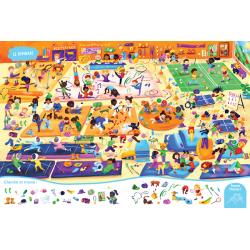 Mon grand cherche et trouve - Tous au sport ! Livre Jeunesse