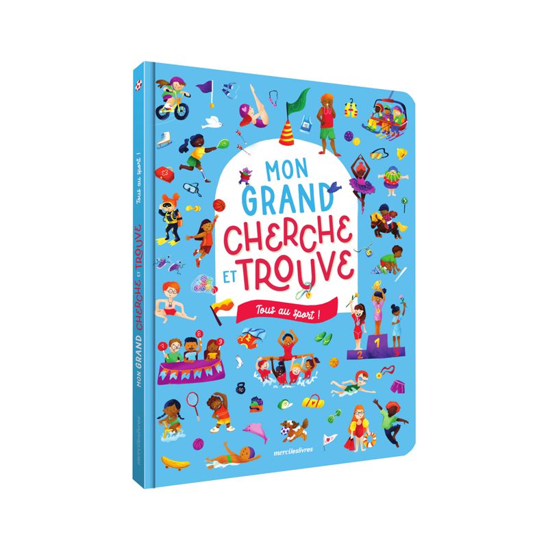 Mon grand cherche et trouve - Tous au sport ! Livre Jeunesse
