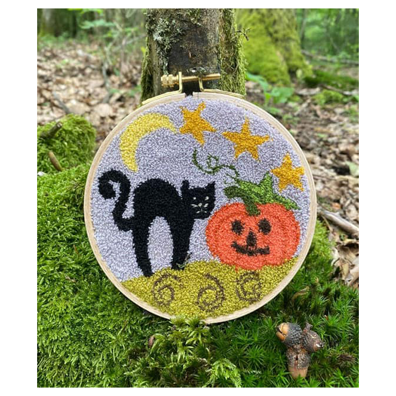 25 hoop-art brodés au fil des saisons