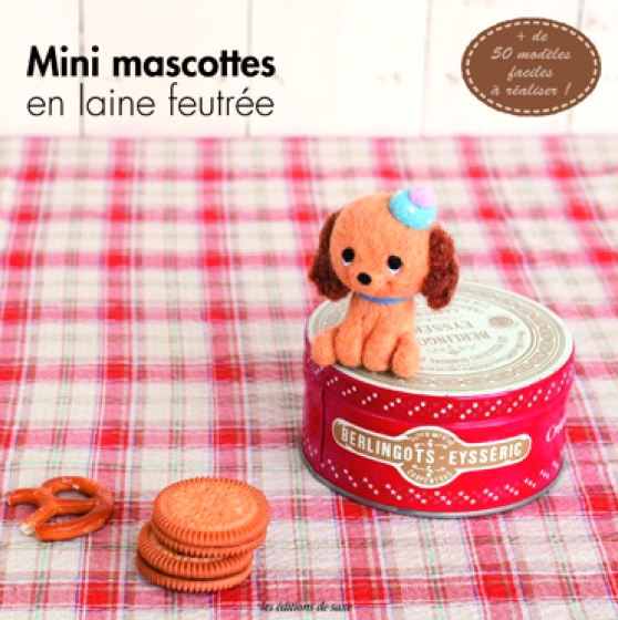 mini mascottes en laine feutree