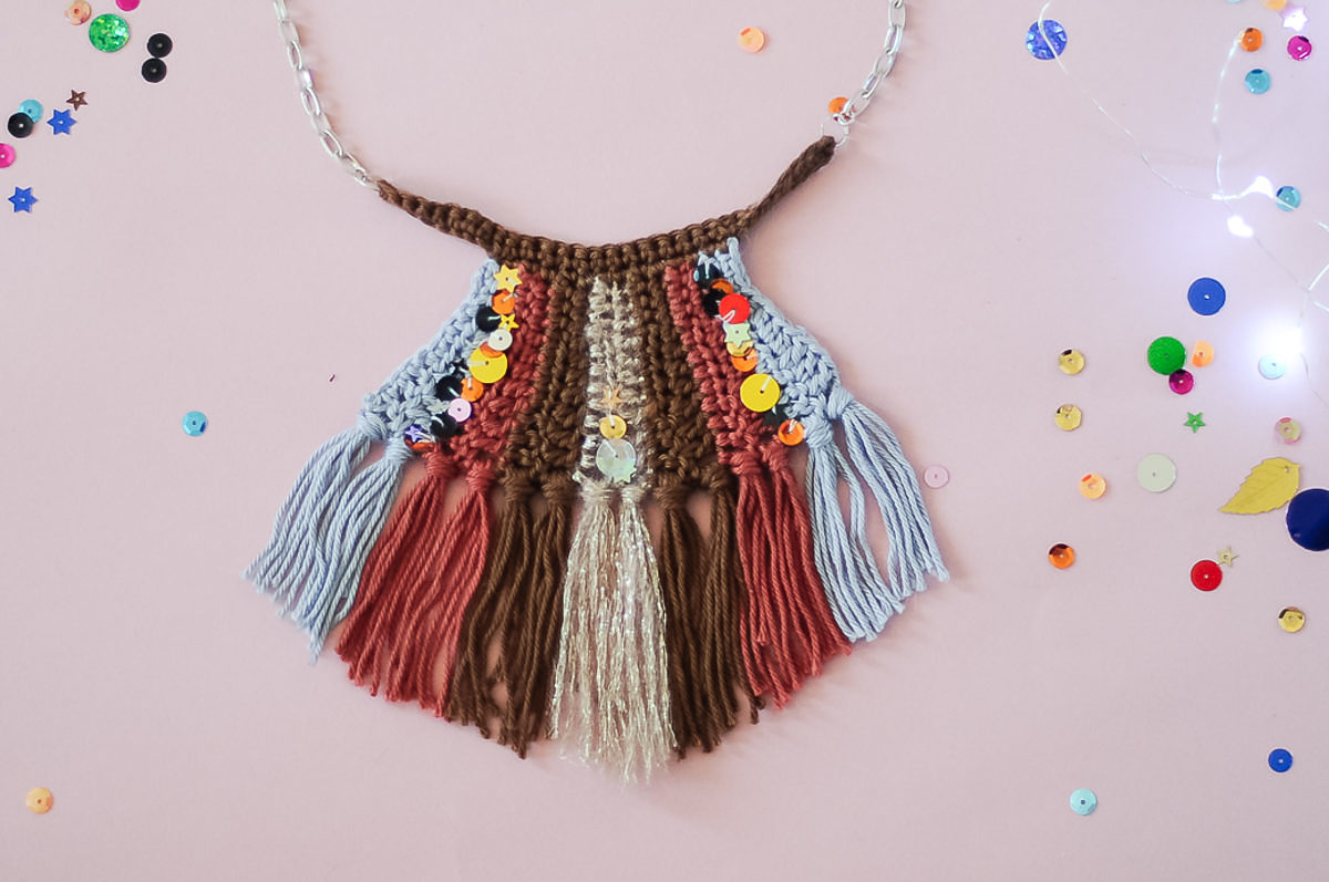 tuto collier crochet ethnique