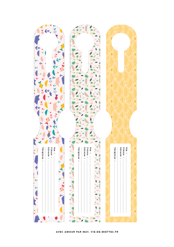 Kit de l'été à imprimer