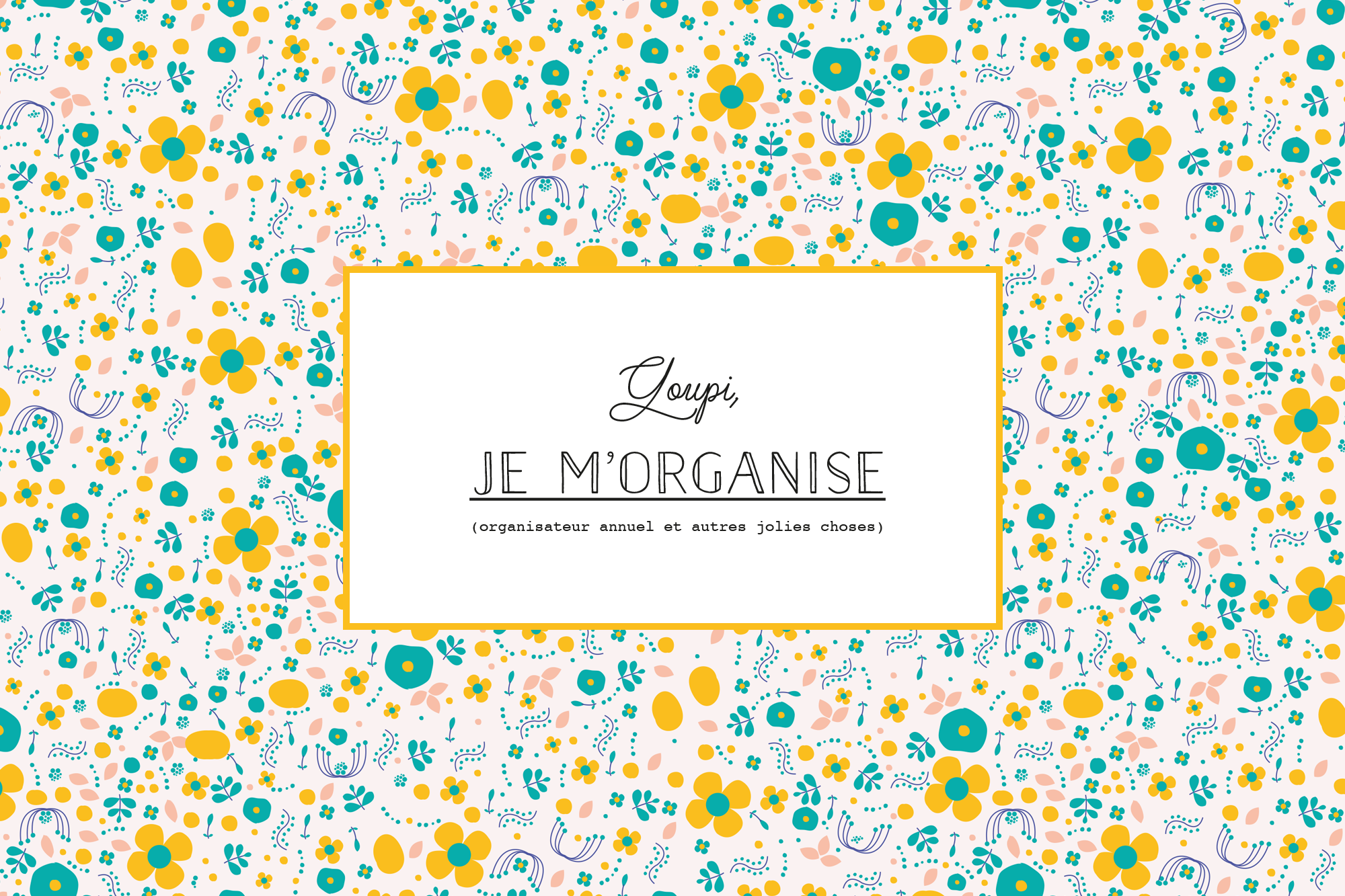 Organisateur annuel par Vie de miettes