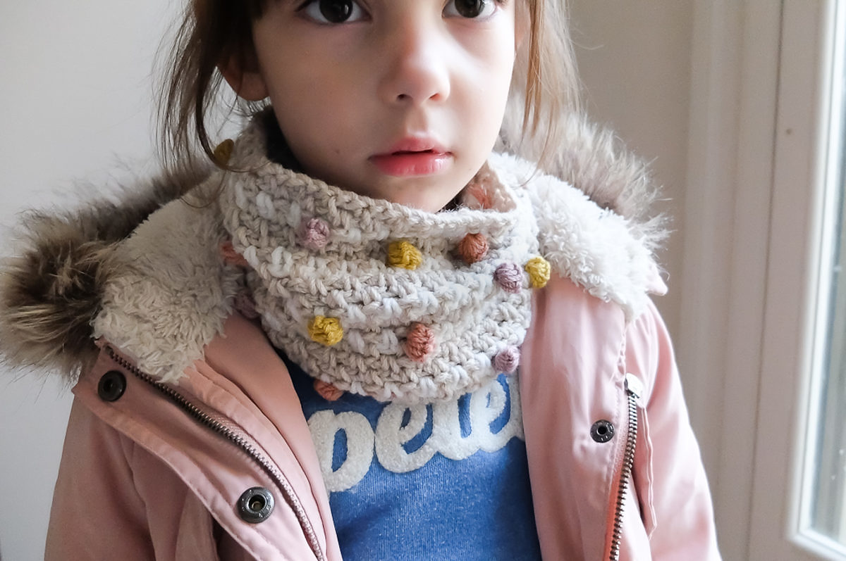 snood crochet enfant