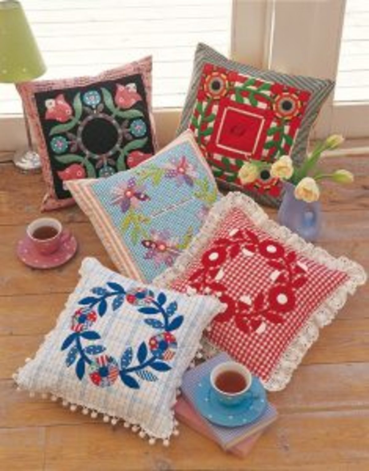 Quilt Japan couronnes fleurs
