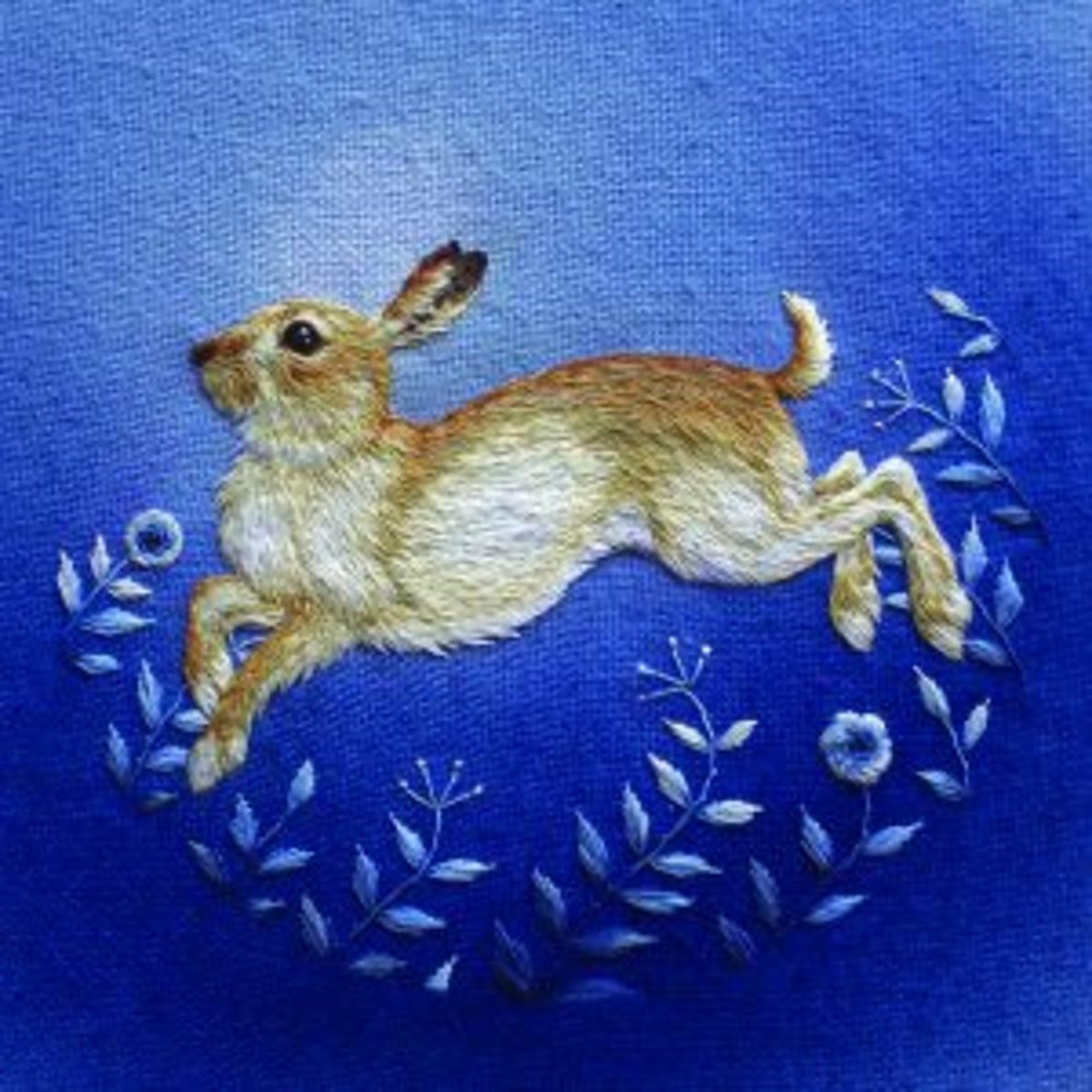 Chloe giordano - broderie - lièvre