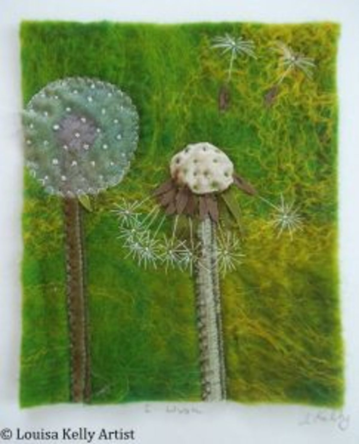 Tableau laine feutrée Louisa Kelly Irlande