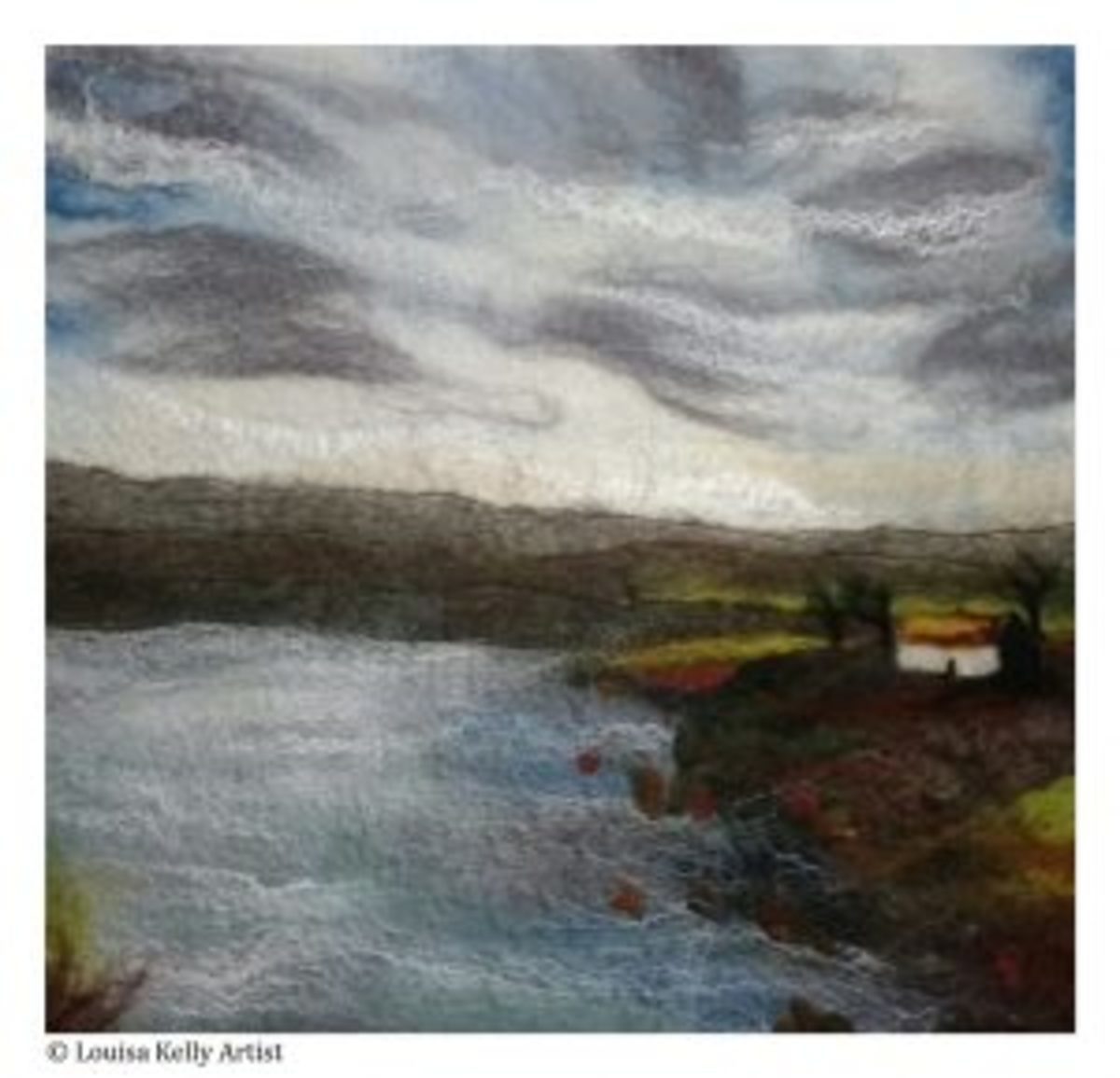 Tableau laine feutrée Louisa Kelly Irlande