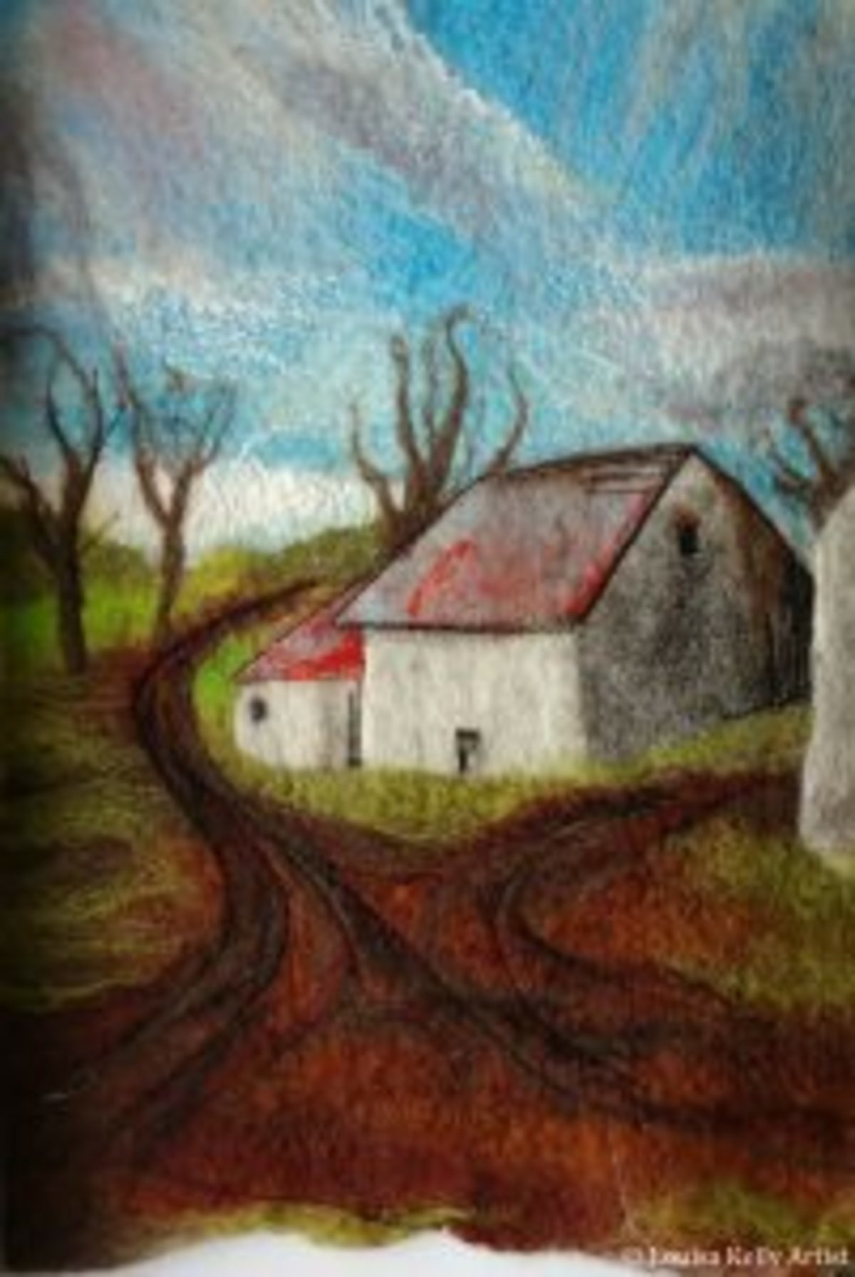 Tableau laine feutrée Louisa Kelly Irlande
