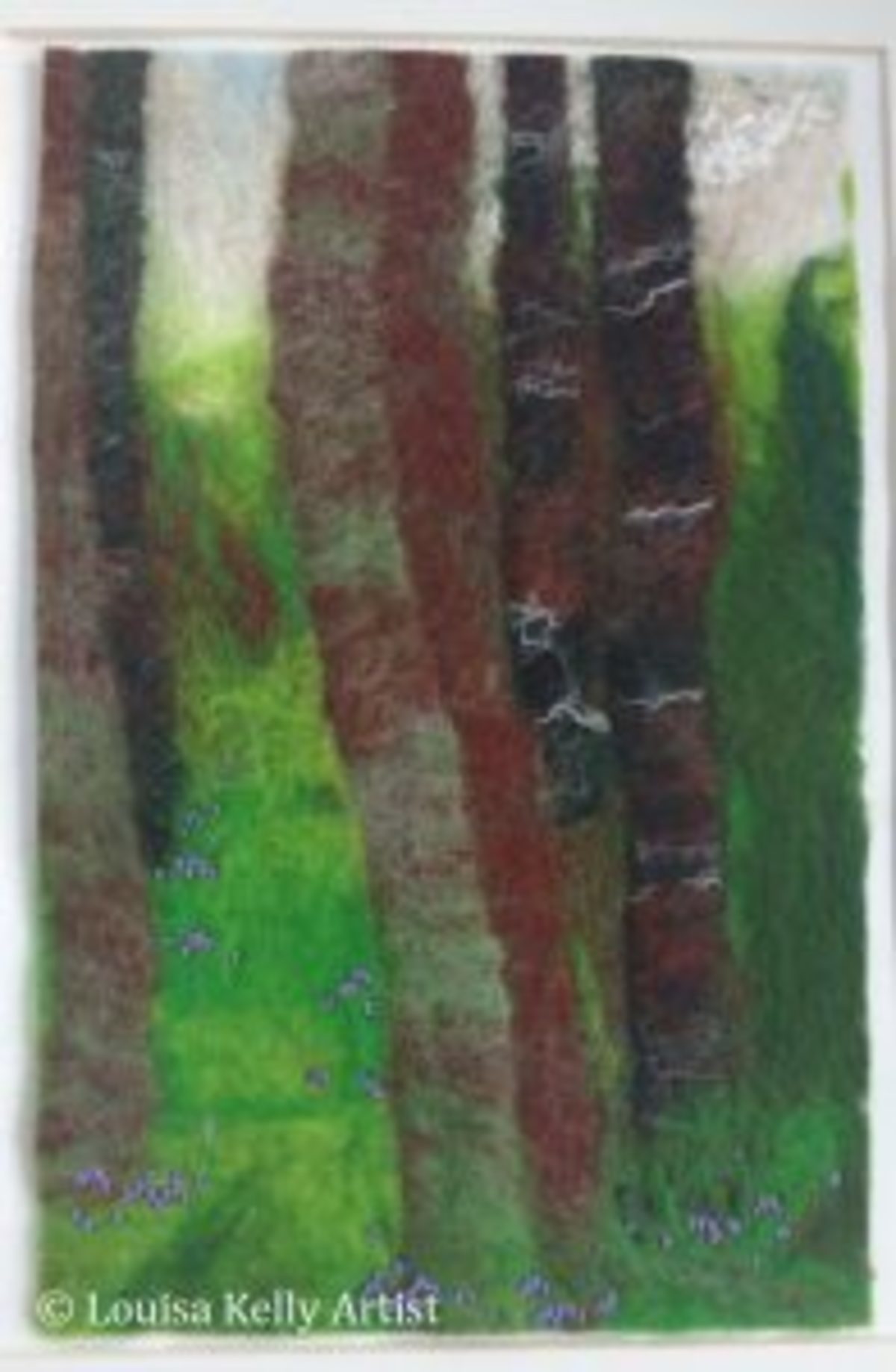 Tableau laine feutrée Louisa Kelly Irlande