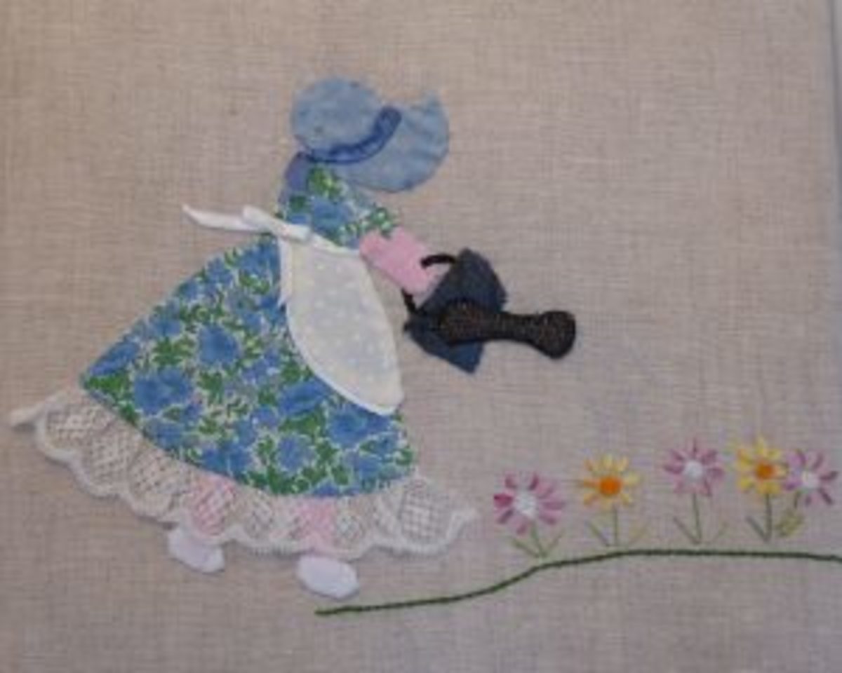 sunbonnet arrosoir Ghislaine Lemasle
