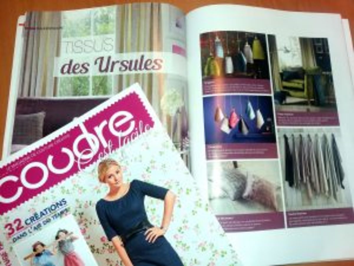coudre c'est facile tissus des ursules