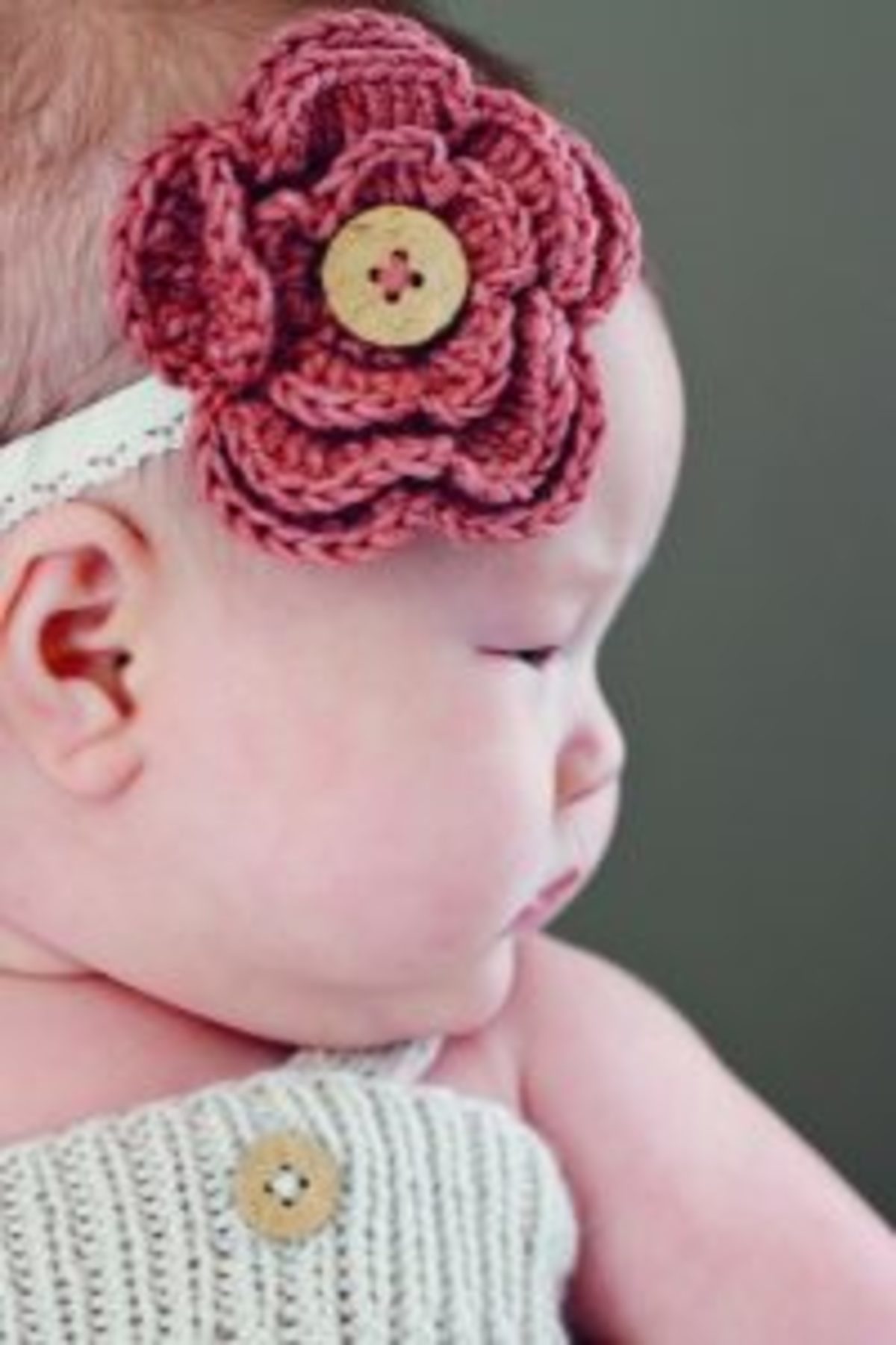 fleur crochet profil