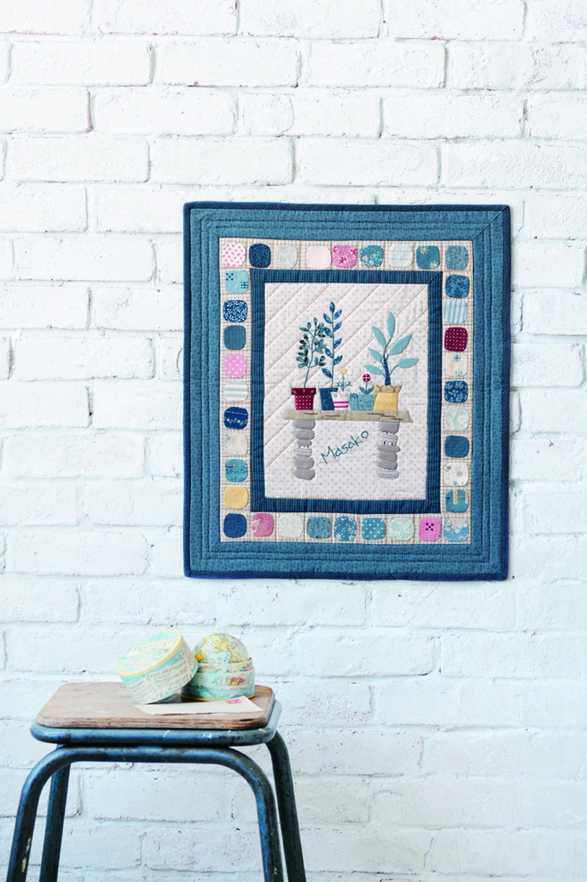 Quilt « Jardin intérieur » © 2016 Boutique-sha, Inc. / Photo : Ritsuko Fujita